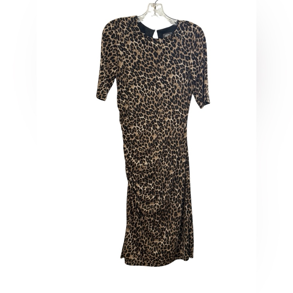 EUC. Vince Camuto, animal print dress, size 8.